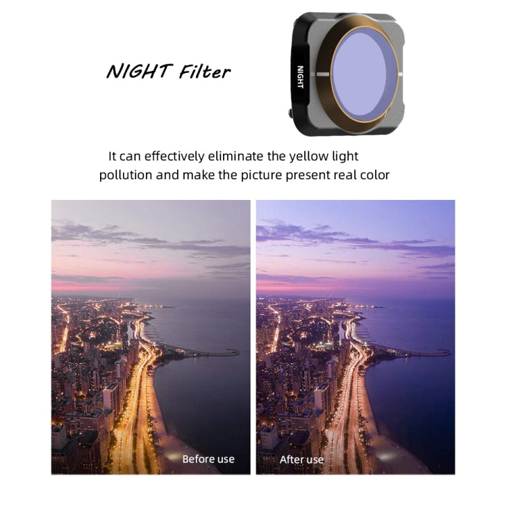 JSR Drone 8 in 1 UV+CPL+ND8+ND16+ND32+ND64+NIGHT+STAR Lens Filter for DJI MAVIC Air 2, 8 in 1 Filter JSR Drone 8 in 1 UV+CPL+ND8+ND16+ND32+ND64+NIGHT+STAR Lens Filter for DJI MAVIC Air 2, 8 in 1 Filter